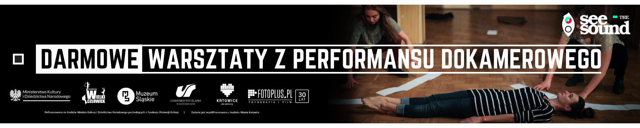Zapraszamy na bezpłatne warsztaty z performansu dokamerowego! See the sound 2026
